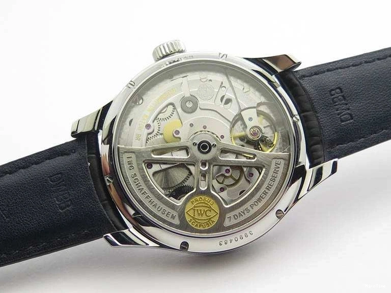 MIROTIME 0208 SportInspired Portuguese Real PR Real Annual Calendar IW503501 YLF 1:1 Best Edition White Dial On Leather Strap A 7241